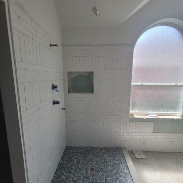 stand up shower remodel