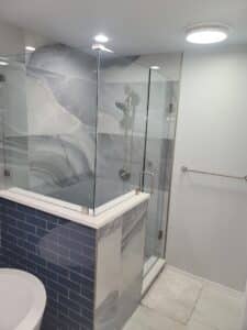 Navy Tile Master Bath, detail photo 4