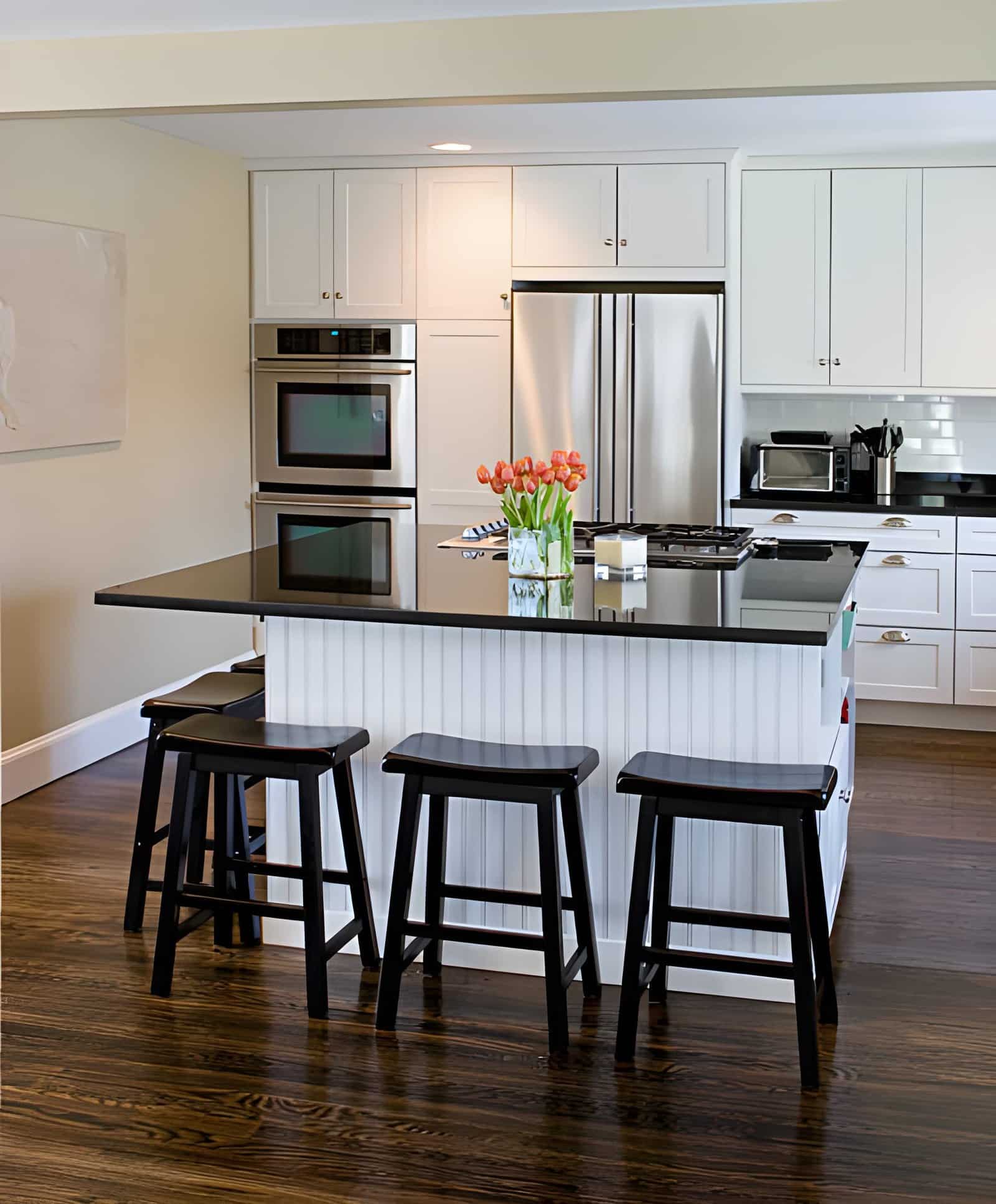 Custom kitchen cabinets installation in South Arlington TX remodeling project