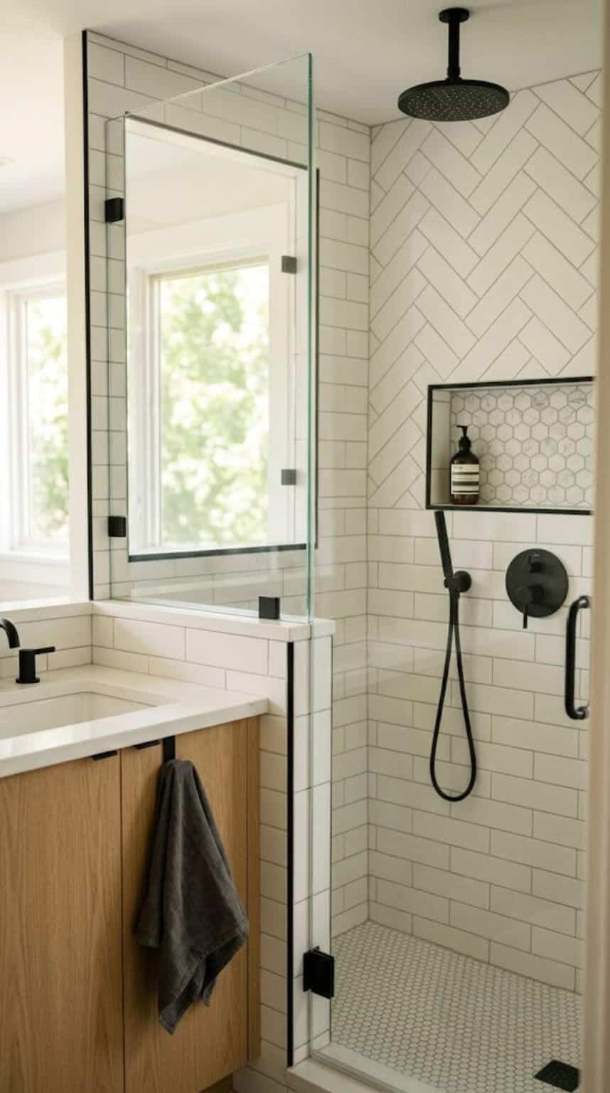 Bathroom remodeling and walk-in shower conversion in Arlington, TX