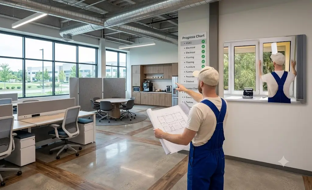 commercial finish out interior
