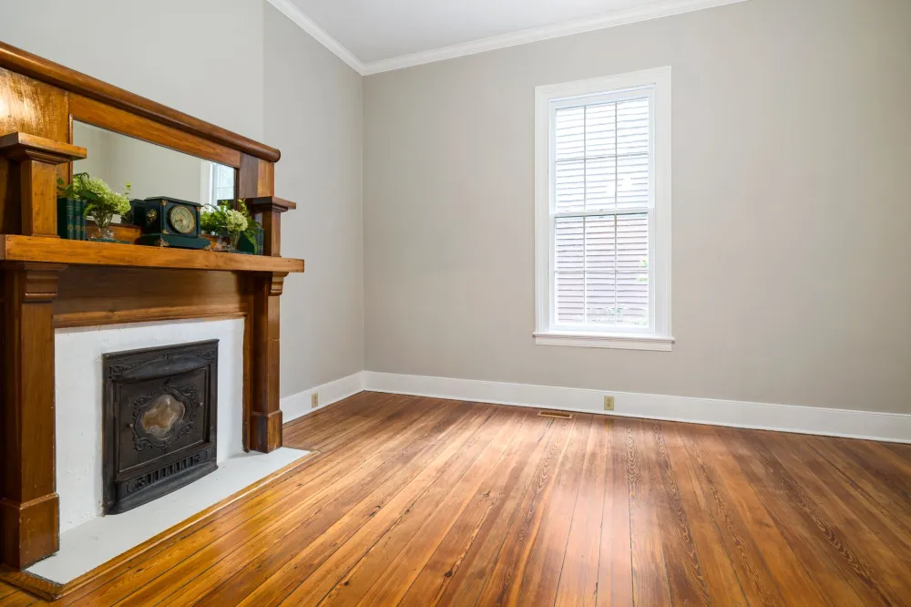 Completed home improvement refresh with new floors and painted walls in Arlington TX