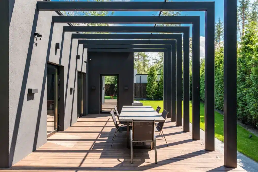 Outdoor patio deck addition increasing resale value for a Texas home near Arlington
