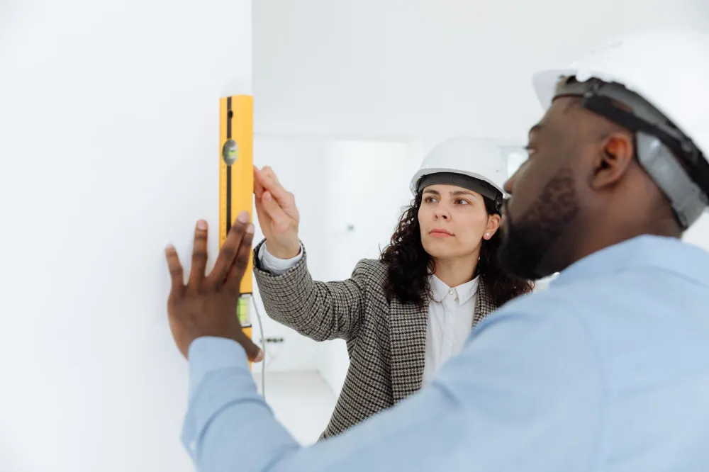 Licensed and insured remodeling crew working on a residential home improvement project