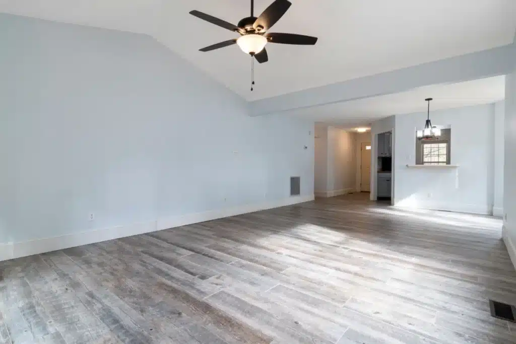 Beautifully remodeled Arlington TX home staged for sale with updated kitchen and flooring