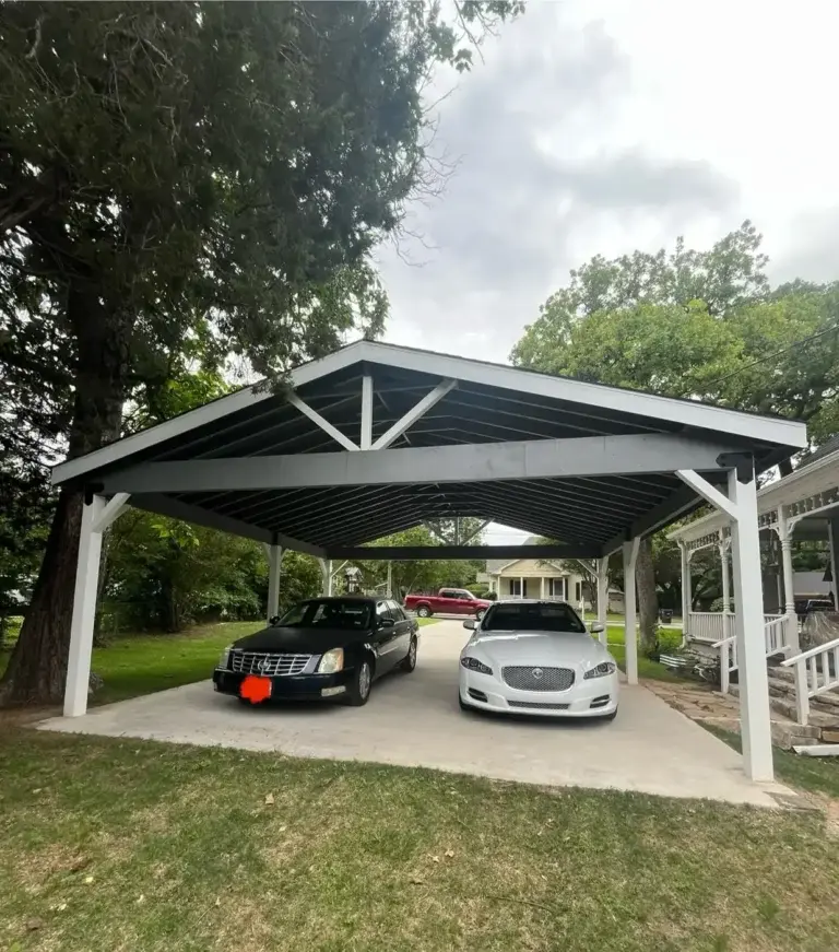 Covered Porch and Carport in Weatherford, TX